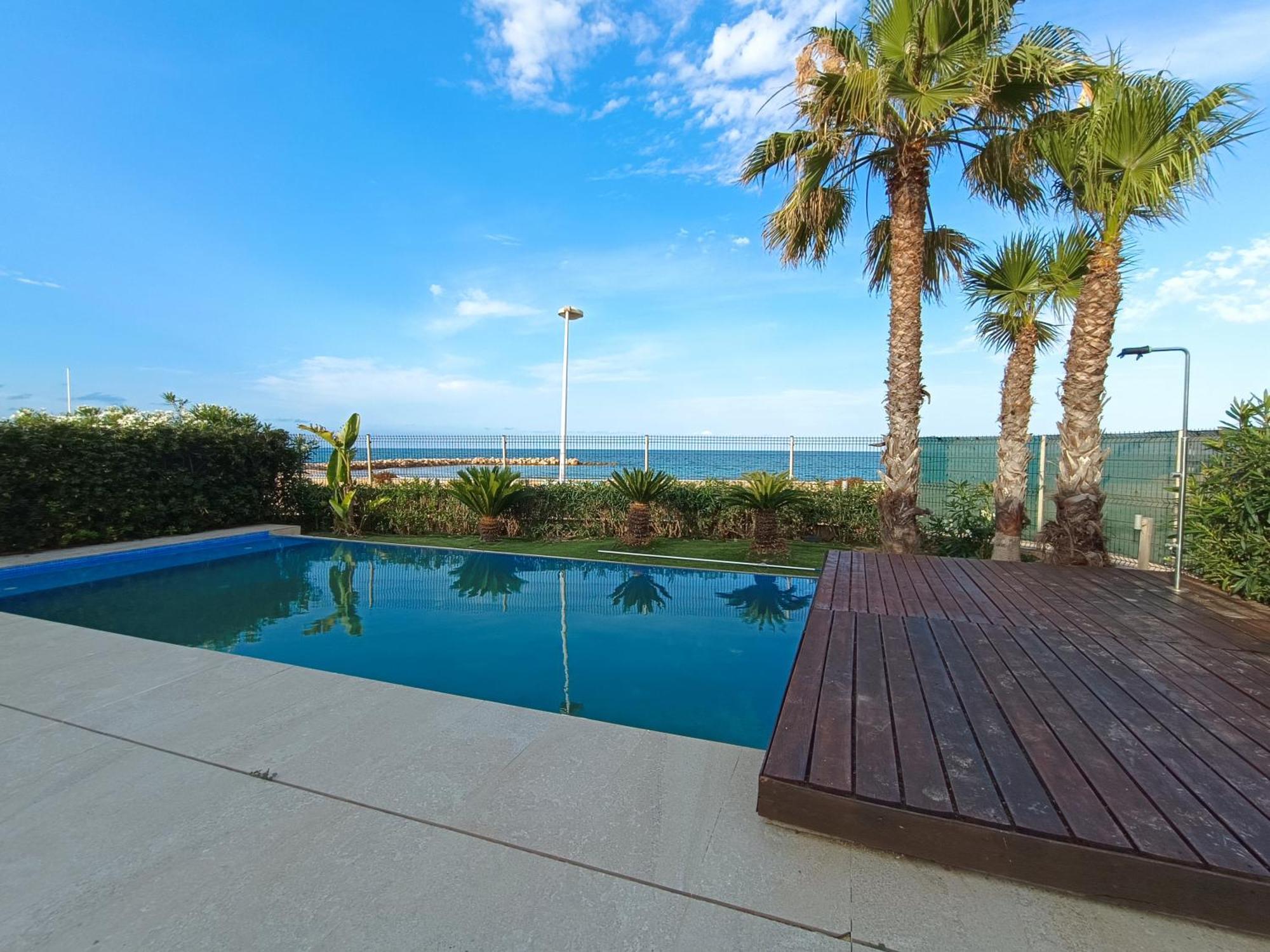 Casa Del Mar, Piscina Privada Frente Al Mar Villa Cullera Exteriör bild