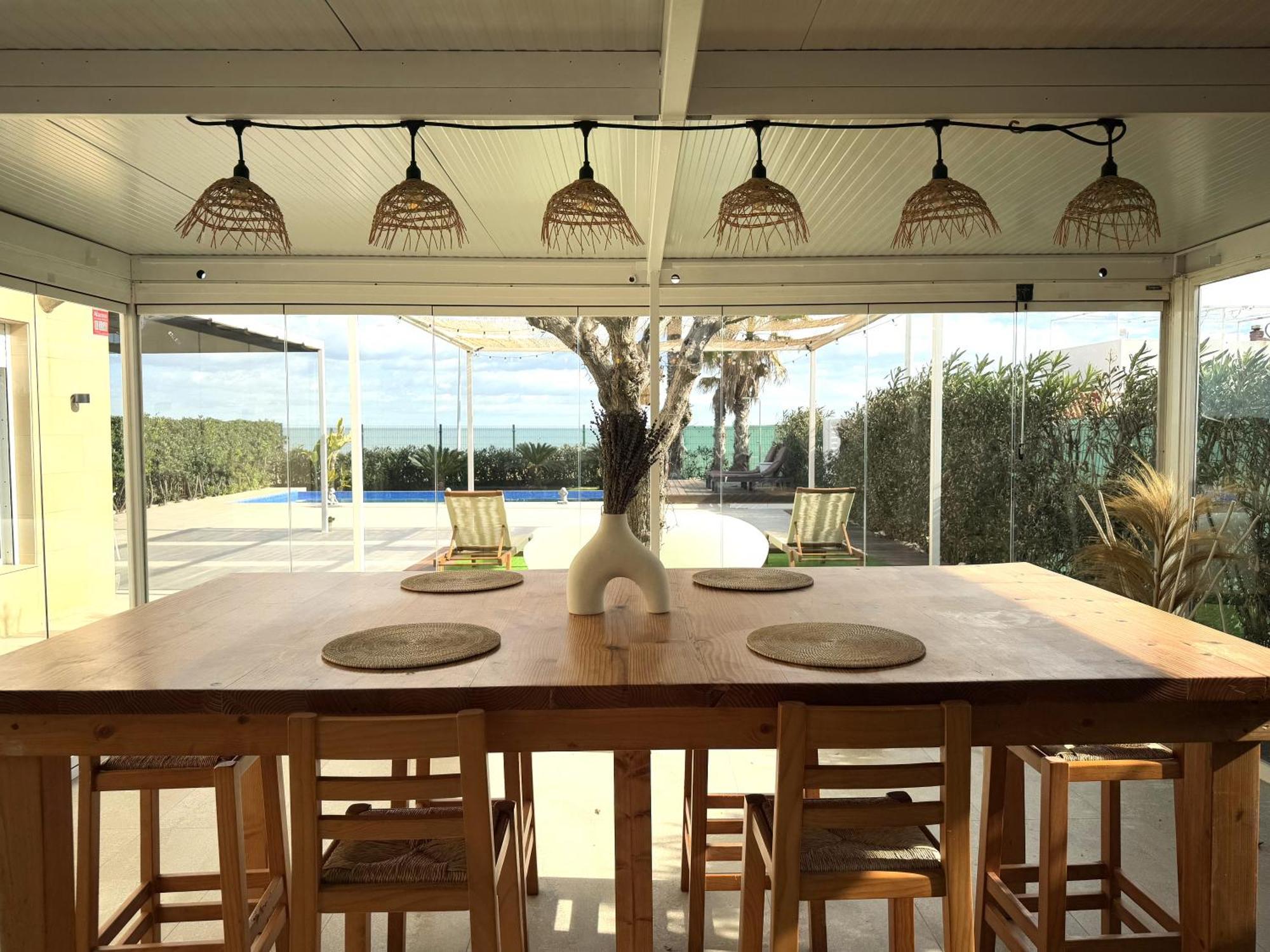 Casa Del Mar, Piscina Privada Frente Al Mar Villa Cullera Exteriör bild