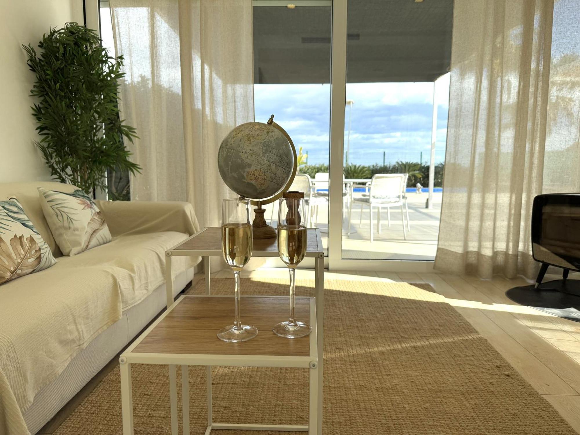 Casa Del Mar, Piscina Privada Frente Al Mar Villa Cullera Exteriör bild