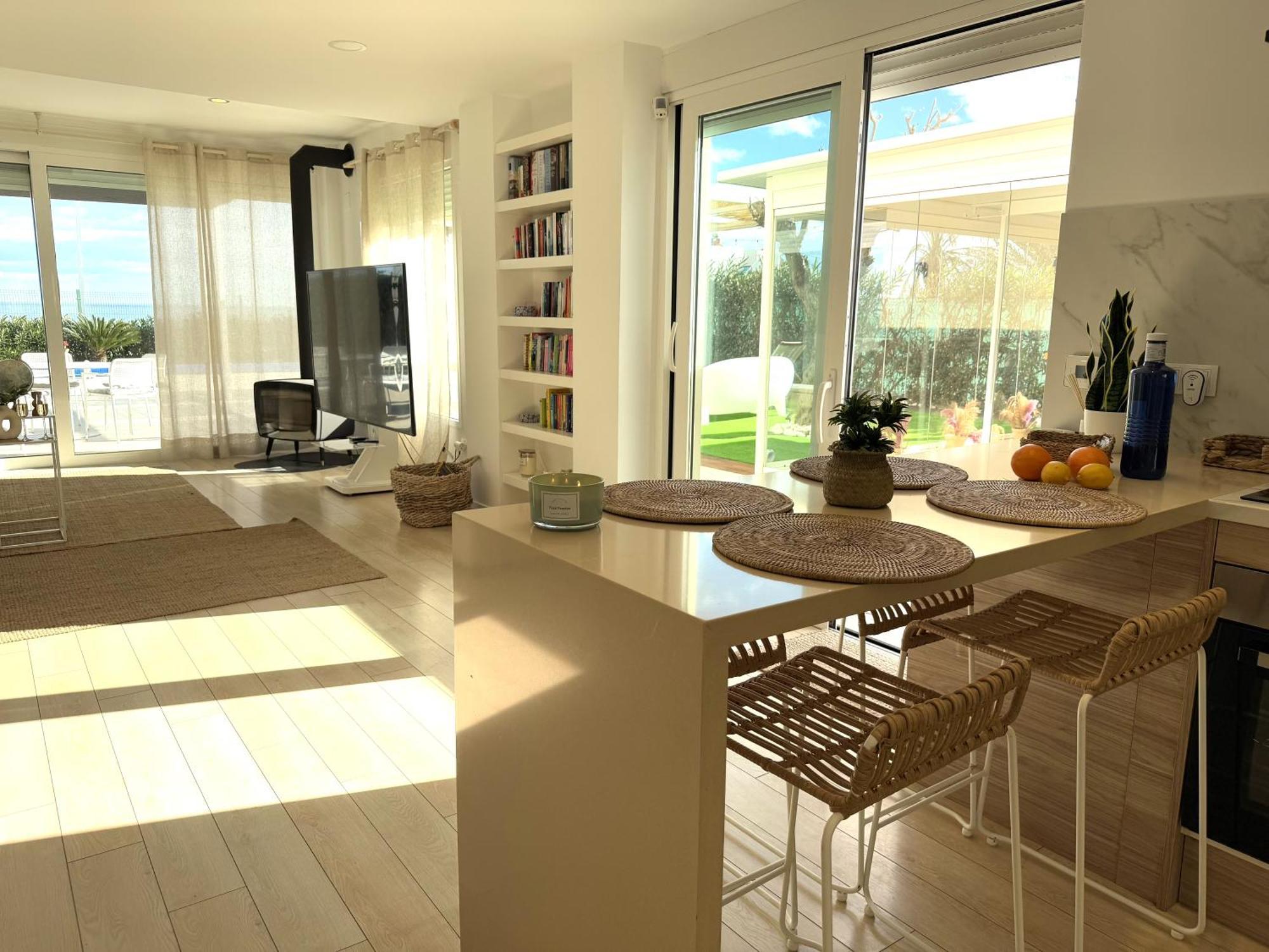 Casa Del Mar, Piscina Privada Frente Al Mar Villa Cullera Exteriör bild