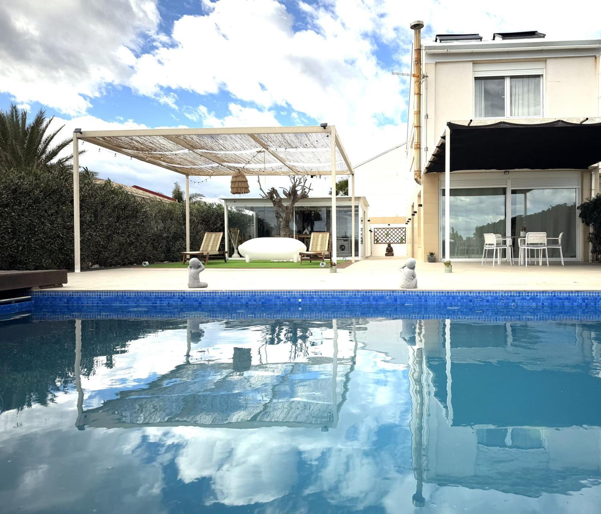 Casa Del Mar, Piscina Privada Frente Al Mar Villa Cullera Exteriör bild